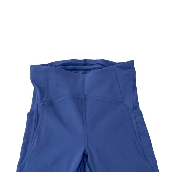 Lululemon Navy Thighs  7/8 high Rise - Picture 4 of 8